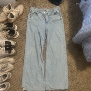 American Eagle Outfitters Light Wash Flare Jeans